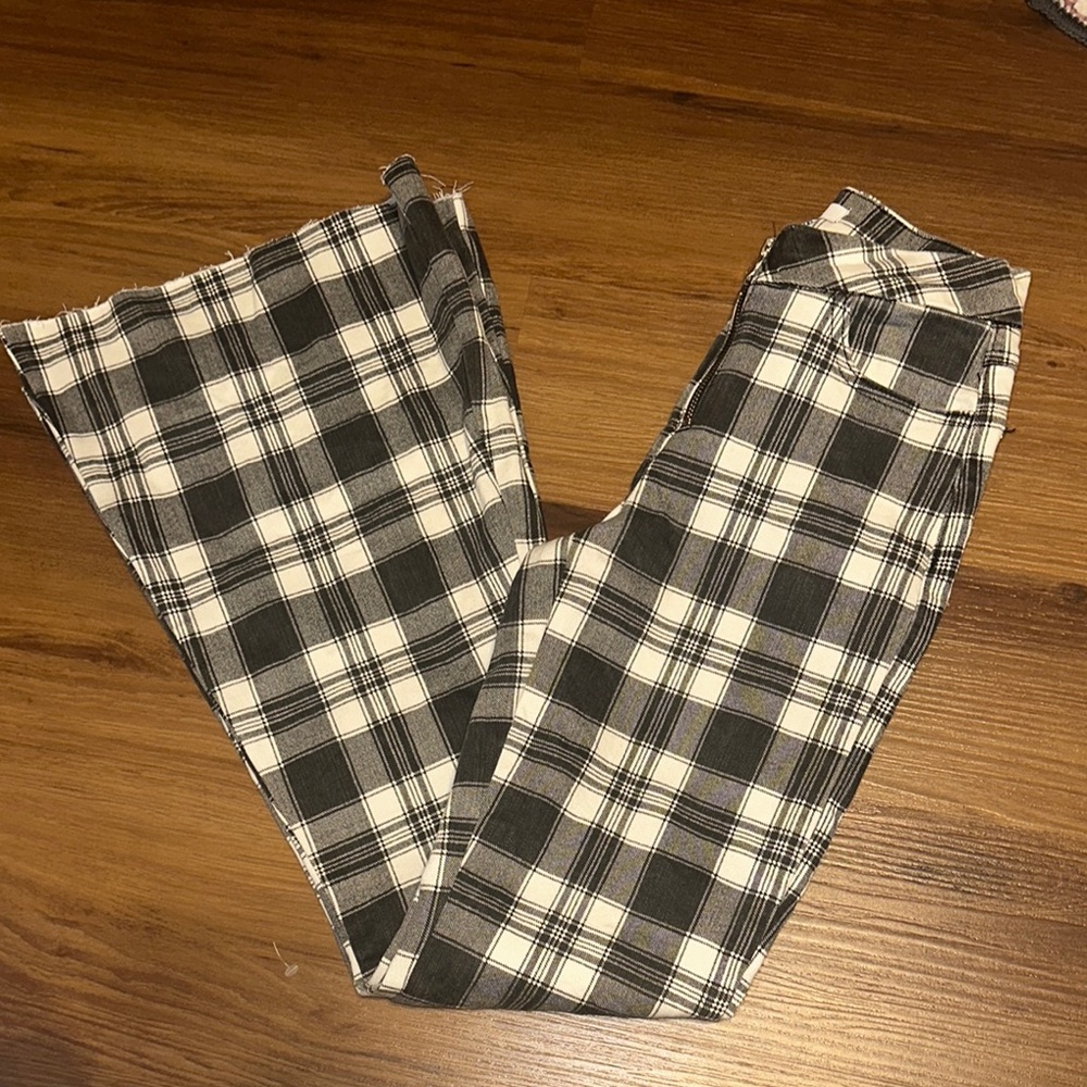 Forever 21 Plaid Casual Bottoms Soft Flannel
